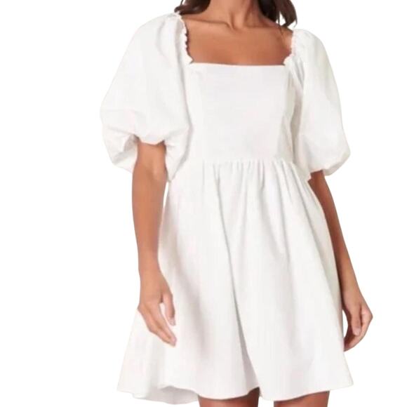 7 For All Mankind Dresses & Skirts - 7 For All Mankind Baby doll Peasant mini dress size XS